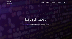 Desktop Screenshot of davidtovt.com