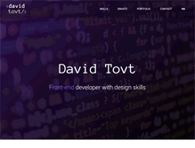 Tablet Screenshot of davidtovt.com